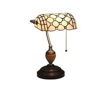 HHRLCH Bankers Lamp Lamp Desk Lamp Vintage Lamp Table Lamp Bedside Lamps Reading Lamps for Bedside Table Study Office Base W11 H15 Grape blossom