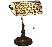 HHRLCH Bankers Lamp Lamp Desk Lamp Vintage Lamp Table Lamp Bedside Lamps Reading Lamps for Bedside Table Study Office Base W11 H15 Grape blossom