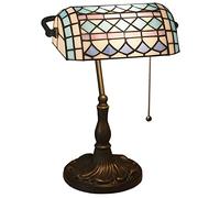 HHRLCH Bankers Lamp Lamp Desk Lamp Vintage Lamp Table Lamp Bedside Lamps Reading Lamps for Bedside Table Study Office Base W11 H15 Grape blossom