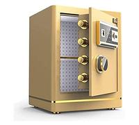 HHRLCH Fireproof Waterproof s and Lock es Money Digital Electronic Home with Medium Home Small Wall Security Cabinet Office Fingerprint Password Deposit for