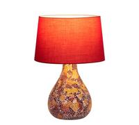 HHRLCH Kitchen Faucet Bedside Lamp Country Vintage Ceramic Table Lamp 18.11Inch Suitable for Living Room Bedroom Houses Home Office Hotel Nightstand Decorative Lamp