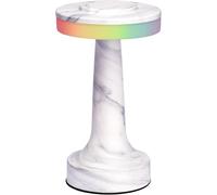 HHRLCH Kitchen Faucet Wireless Table Lamp Portable with Touch Sensor 3 Brightness Levels Rechargeable Battery Kids Room Night Light(X-RGB-Black Marble)