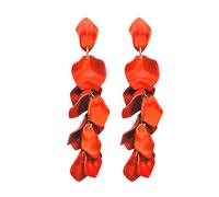 HHRLCHX Double Earrings for One Hole Cute Earrings Cute Cartoon Pendant Earrings Green Leaf Earrings Daisy Hoop Earrings