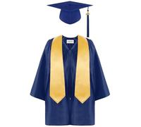 hhsbeauty Boys Girls Preschool Kindergarten Unisex Graduation Gown Cap Set With 2024 Tassel And Graduation Sash For Child Kid Long Sleeve Undershirt You Sound like A Girl