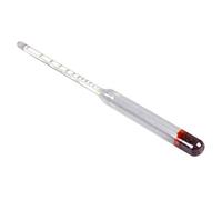 HHTEC Alcohol Hydrometer 0-100 Vol%, Spirit Alcohol Meter for Distilled Liquids, Portable Alcohol Tester for Whisky Vodka Brandy Gin, Accurate Alcohol Content Measuring Tool