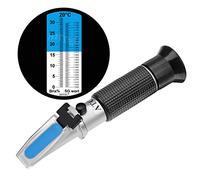 HHTEC Beer Refractometer 0-32% Brix & SG 1.000-1.130 - ATC - Homebrew Wort Gravity Tester - Fermentation Control Tool