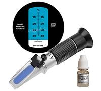 HHTEC Honey Refractometer 12-30% Water - ATC - Accurate Moisture Tester for Beekeeping - Prevent Fermentation