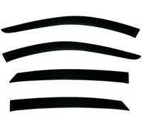 HHUIYUYY Wind Deflectors for Audi A6 Sedan C5 1997-2003, Window Tinted Smoke Guard External Stick-on Type Sun Rain Accessories Guard Visors.
