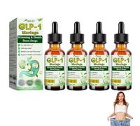 HHVB GLP-1 Moringa Health Boost Drops,Skin and Body Shaping Care,GLP-1 Moringa Drop for Promote Intestinal Digestion. (4)