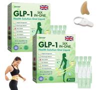 HHVB GLP-1 SIX-in-ONE Health Solution Oral Liquid, Advanced GLP-1 Oral Liquid, HHVB GLP-1 Drops, GLP-1 Oral Solution, GLP-1 Peptide Complex Serum, Natural Plant Extract, for Men & Women (2)