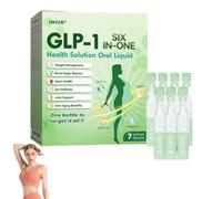 HHVB GLP-1 Six-in-One Health Solution Oral Liquid, Advanced GLP-1 Oral Liquid, HHVB GLP-1 Six-in-One Oral Solution, Natural Plant Extract, for Men & Women (1 Box)