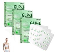 HHVB GLP-1 Slimming & Health Ultra Concentrated Essence Liquid Beads, Natural GLP-1 Capsules, HHVB Essence Liquid Beads, Natural Ingredients, for All Body Types (3 Box)