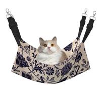 Hhwwtye Bat Pattern Cat Bed Hammock,Free Standing Cat Bed For Indoors And Outdoors,Easy Assembly
