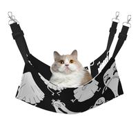 Hhwwtye Funny White Ghost Cat Bed Hammock,Free Standing Cat Bed For Indoors And Outdoors,Easy Assembly