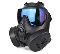 HHXT Full-face respirator M50 Head Mask Full Face Ventilative, Dedicated to Public Safety Protection, Protection With Filter Box Reusable Safety for military enthusiasts (Rainbow)