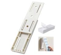 HHXUUAN 12Pcs Socket Holder Self Adhesive Power Strip With 24Pcs High Adhesive strips Holder Punch Free Hold Extension Lead Fixer for Router Socket Cable Organisation Kitchen Office Any Wall Surface