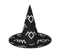 hhxvcv 3 PCS Halloween Twin Peaks Owl Print Witch Hat Pointed Cap | Costume Cosplay Role Play Festival Carnival Headband Masquerade Indoor Outdoor Women Men Ladies Pointed horn cap Gift