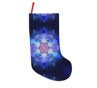 hhxvcv Bohemian Lotus Flower Print 18in Christmas Stockings - Festive Holiday Hanging Decoration for Fireplace, Xmas Tree, Home & Party