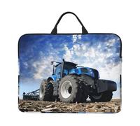 hhxvcv Farm Tractor Print 14in Laptop Case Sleeve Bag - Portable Handle, Zipper Pocket for Business Travel, Commuting