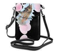 hhxvcv German Shepherd Dog Lovers Print Small Cell Phone Purse â€“ Roomy Cross-Body Wallet Bag for Women, Multifunctional Daily & Outdoor Use
