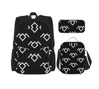 hhxvcv Lightweight Twin Peaks Owl Print Casual Bag with Compartment