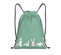 hhxvcv M Drawstring Easter Bunny Print Bags Backpack Lightweight | Gym Traveling Tote Sport Storage Beach Swimming Shopping Yoga String Trip Sack Dance Travel