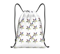 hhxvcv M Drawstring Stars Eastern Stars Print Bags Backpack Lightweight