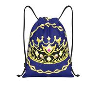 hhxvcv S Drawstring Fantasy Tiara Print Bags Backpack Lightweight