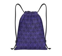 hhxvcv S Drawstring Ghost swarm Print Bags Backpack Lightweight