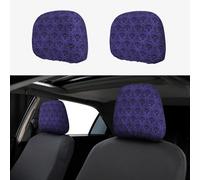 hhxvcv Universal Car Headrest Cover 2 Pcs - Ghost swarm Full Print, Comfortable & Elastic, Perfect for Vans, SUVs, Trucks