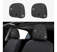 hhxvcv Universal Car Headrest Cover 2 Pcs - Supernatural Inspiration Full Print, Comfortable & Elastic, Perfect for Vans, SUVs, Trucks