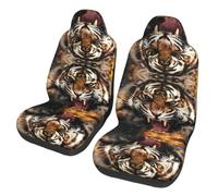 hhxvcv Universal Roaring Tiger Print Car Seat Covers for Women Men