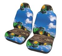 hhxvcv Universal Tractor farm Print Auto Front Seat Covers - Fits Car SUV Sedan Truck, Washable, Breathable