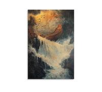 HHYXMJLL Christian Mural - Noahs Ark- Covenant in The Storm Stylish Wall Hanging Art - Decorative Poster Mural08x12inch(20x30cm)