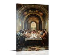 HHYXMJLL Christian Mural- The Last Supper - A Sacred Gathering of Christ And His Disciples Stylish Wall Hanging Art - Decorative Poster Mural12x18inch(30x45cm)