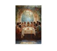 HHYXMJLL Christian Mural - The Last Supper- A Sacred Gathering Stylish Wall Hanging Art - Decorative Poster Mural20x30inch(50x75cm)