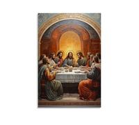 HHYXMJLL Christian Mural- The Last Supper - Communion of The Apostles (Matthew 26-26-28) Stylish Wall Hanging Art - Decorative Poster Mural12x18inch(30x45cm)