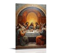HHYXMJLL Christian Mural- The Last Supper - Communion of The Apostles (Matthew 26-26-28) Stylish Wall Hanging Art - Decorative Poster Mural08x12inch(20x30cm)