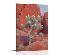 HHYXMJLL Joshua Tree Forest Scenic Unique Cacti Stylish Wall Hanging Art - Decorative Poster Mural12x18inch(30x45cm)