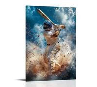 HHYXMJLL Sports Poster Safety Delivering Bone-jarring Hit over The Middle Stylish Wall Hanging Art - Decorative Poster Mural16x24inch(40x60cm)