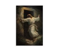 HHYXMJLL The Resurrection Dawn - Christ Emerging from The Tomb Stylish Wall Hanging Art - Decorative Poster Mural16x24inch(40x60cm)