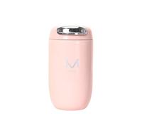 HHZalvyre Travel Mug 360 ml Stainless Steel - Coffee Mug to Go with Leak-Proof Push Button Lid, Double-Walled Vacuum Insulated Mug for Hot & Cold Drinks (Coffee, Tea) - Office, Car, Travel (Pink)