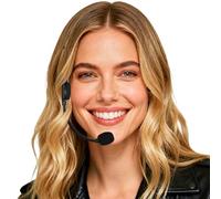 HHZQYYDS Fake Headset Microphone Prop Mic,Britney Costume Hannah M Costume,Justin B Cosplay,Pop Star Taylor Halloween Accessories