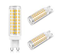 HHZY G9 LED Light Bulbs 7W (70W Halogen Bulb Replacement) G9 Bi Pin Base, Non-Dimmable, Non-Flicker Lamp for Cabinet Light, Ceiling Lights, Landscape Lighting, 3 Pack,Warm White 3000K