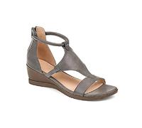 HHZY Sandals for Women Casual Summer Gladiator Platform Wedges Shoes Comfortable Ankle Strap Outdoor Sandal Open Toe Walking Shoes Sneakers,Gray,US7/EU38