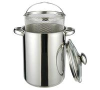 HI 22012 Pasta / Asparagus Pot Height 21 cm Stainless Steel with Wire Insert