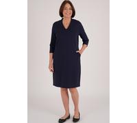 Hi Back Dress Penny Plain Navy 10-12
