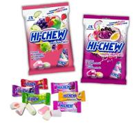 Hi CHEW sweets assorted mixed fruity chewy candy | 2 bags of 100g Japanese sweets