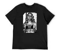 Hi CHIOKEN Baby Mugshot Devils Rejects Horror Movie T-Shirt Man's Fashion Cotton Black Clothes XXL