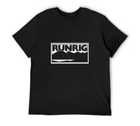 Hi CHIOKEN Runrig T-Shirt Man's Fashion Cotton Black Clothes XXL